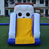 Parcours d'obstacles aquatiques gonflables de qualité commerciale, tunnel aquatique, jeu de défi flottant en PVC pour jeux aquatiques en extérieur