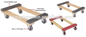 Heavy Duty Wood Deck Transport <strong>Appliances</strong> Furniture Platform Moving <strong>Dolly</strong> with 4 Swivel Caster Wheels - Product Image 6