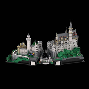 Set de Bloques de Construcción Swan Castle Modelo 88188, Más de 800 Bloques, Juguete Educativo de Ensamblaje con Batería, Regalo para Adultos y Niños - Product Image 3