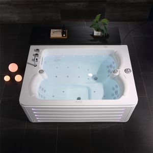 Bain à remous en acrylique SPA, baignoire à hydromassage, 2-3 personnes, <span class=keywords><strong>jacuzzi</strong></span> moderne de <span class=keywords><strong>luxe</strong></span>, 2 positions allongées - Product Image 1