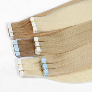 Angelbella Vente en gros de <span class=keywords><strong>cheveux</strong></span>, <span class=keywords><strong>extensions</strong></span> de <span class=keywords><strong>cheveux</strong></span> en PU, nouveau design, trame plate en PU, double trame, trame sans couture, <span class=keywords><strong>cheveux</strong></span> européens - Product Image 2