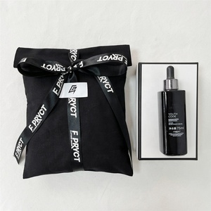 BSCI Cotton <b>Envelope</b> <b>Gift</b> Packaging Cloth Dust Bag Black Luxury Jewelry Cosmetic Dust Bag Recycled Cotton Canvas Dust Pouches - Product Image 4
