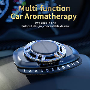 เครื่องหอมปรับอากาศในรถยนต์พลังงานแสงอาทิตย์แบบหมุนได้ พร้อมป้ายหมายเลขโทรศัพท์ - Product Image 3