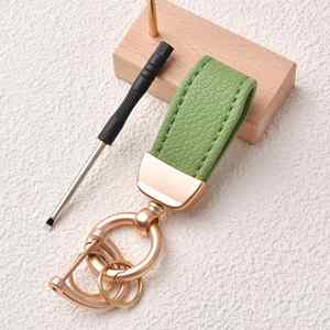 Mini Keychain Pendant Pu Leather Car <b>Key</b> <b>Ring</b> Colorful Short Cute <b>Bag</b> Charm - Product Image 4