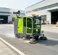 Balayeuse industrielle pour sols humides, machine de balayage de rue, nettoyeur de sols pour entrepôts et parkings