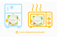 Pochette souple réutilisable et lavable personnalisée pour purée de fruits et jus pour bébés et jeunes enfants