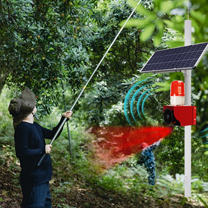 Chống trộm hệ thống báo động vườn cây ăn quả trang trại chống trộm báo động năng lượng mặt trời sạc giọng nói có thể được sửa đổi đối tượng chuyển động cảm biến báo động - Product Image 1