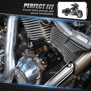 Couvre-culbuteurs NICECNC <span class=keywords><strong>M8</strong></span> pour Harley Street Glide FLHX Road King Classic FLHRC Breakout 114 FXBRS <span class=keywords><strong>Fat</strong></span> <span class=keywords><strong>Bob</strong></span> FXFB 25700411 25700410 - Product Image 4