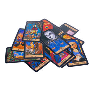 Kartu <span class=keywords><strong>Tarot</strong></span> Oracle Print Deck Permainan Papan Ramalan Kartu <span class=keywords><strong>Tarot</strong></span> Dengan Kotak Buku Panduan - Product Image 5