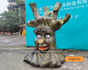 <strong>Face</strong> Halloween Christmas Funny Animatronic Talking <strong>Tree</strong> Speak Multi-language - Product Image 5