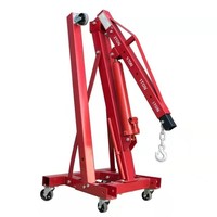 Outil de levage pour l'entretien des moteurs de voitures et de camions Grue de levage hydraulique Grue d'atelier pliable de 2 tonnes