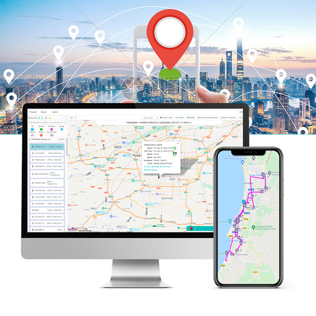 Daovay 4G GPS Tracking Device & Software Platform System with Worldwide Map 5G Option 1 Year Warranty