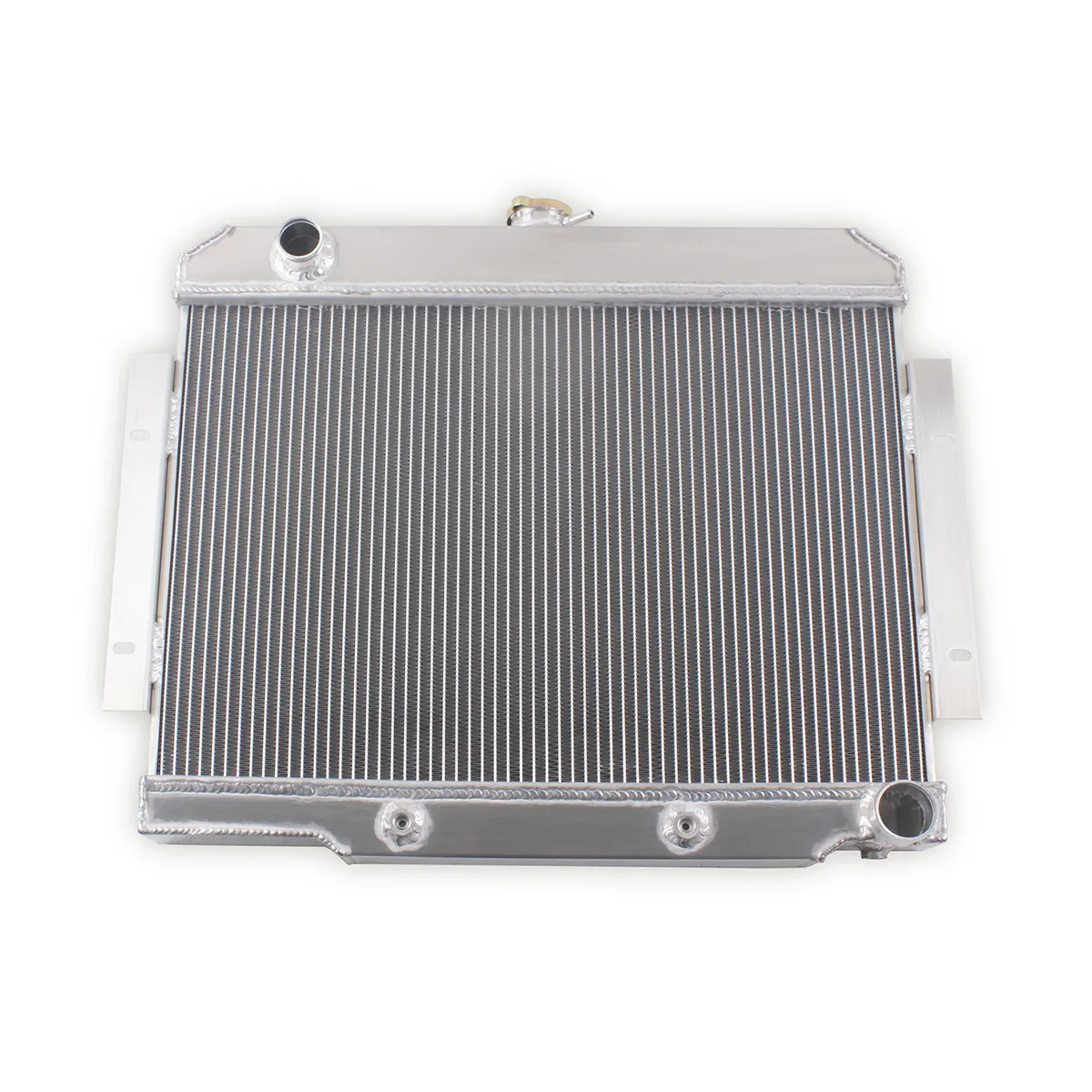 100% Radiator mobil aluminium performa pendingin tinggi cocok untuk 1972-1986 J eep CJ,CJ5,CJ6,CJ7 V8 konversi mesin Chevy