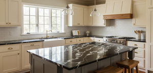 Cuarzo Jade Blanco Panda de Vietnam, Gran Losa, Diseño Moderno, 20 mm de Grosor, para Hoteles, Cocinas, Baños y Encimeras - Product Image 4