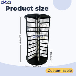 Étagère rotative sur pied en métal pour l'affichage de mosaïques de salle de bain, échantillons de carreaux en porcelaine <span class=keywords><strong>et</strong></span> en céramique, marbre, quartz - Product Image 4