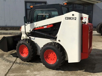 Direktlieferung ab Werk CDM308 Kompaktlader 820kg Nutzlast mit Vielseitigen Anbaugeräten für Bau-, Kommunal- und Landschaftsbau-Projekte