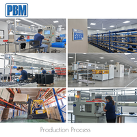 PBM OEM Ventilateur centrifuge à double entrée personnalisable 180mm Turbine en acier inoxydable 230VAC Ventilation 48V Options Fabriqué en Chine