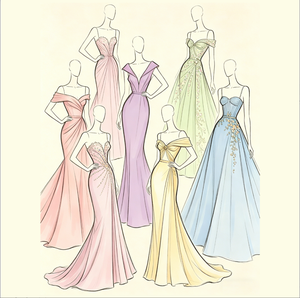 Robe de soirée élégante sur mesure pour femme, longue robe de cérémonie, design sirène, directement de l'usine - Product Image 1