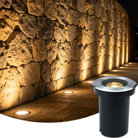 Luz LED Subterránea de 110 mm de Diámetro, Impermeable para Exteriores, Tipo Empotrado con Bombilla GU10 Intercambiable
