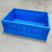 Conteneurs de rangement pliables en plastique recyclable, durables, empilables, emboîtables et multifonctionnels
