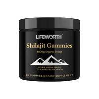 Gummies de Shilajit de l'Himalaya au Zinc – Haute Teneur en Acide Fulvique, Plus de 85 Minéraux – Renforce l'Immunité et l'Énergie – Qualité Alimentaire pour Adultes