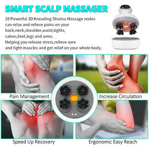 Massaggiatore elettrico Cordless per uso domestico massaggiatore Sclap Realx con impasto a luce rossa automatico Relax - Product Image 5