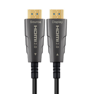 Fibra óptica 4K <span class=keywords><strong>2</strong></span>,0 de alta velocidad para <span class=keywords><strong>Cable</strong></span> HDMI chapado en oro 20 30 40 50 100 <span class=keywords><strong>metros</strong></span> gris para <span class=keywords><strong>Cable</strong></span> de <span class=keywords><strong>audio</strong></span> y vídeo HDMI - Product Image 2