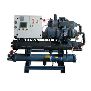 เครื่องทำความเย็นแบบสกรู Hai Ling ใช้สารทำความเย็น R-134a แรงดันไฟฟ้า 380V ควบคุมด้วย PLC สำหรับใช้งานในอุตสาหกรรม - Product Image 1