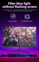 Moniteur de jeu incurvé 24 pouces 3000R ultra-mince 1080p 165Hz sans cadre IPS LED écran PC TFT panneau pour affichage d'ordinateur de bureau