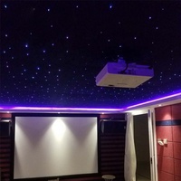 Moteur d'éclairage LED à fibre optique 18W pour salon, bonne durabilité, effet ciel étoilé