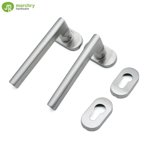 Popular Lever <b>Door</b> <b>Handle</b> Oval Base Household <b>Door</b> <b>Handle</b> - Product Image 2