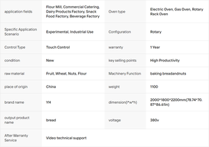 Horno Rotatorio de 32 Bandejas para Panadería, Equipo para Hornear Baguettes y Pizzas, Horno Rotatorio con Carro Individual - Product Image 6