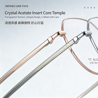 Lunettes polyvalentes de style littéraire 3135 haute performance pour les trajets quotidiens, avec branches super élastiques et flexibles et montures de lunettes