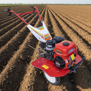 Motocultor <span class=keywords><strong>de</strong></span> <span class=keywords><strong>2</strong></span> Ruedas: Herramienta Todoterreno a Gasolina o Diésel, Ligero y Flexible para Huertos, Máquina Agrícola <span class=keywords><strong>de</strong></span> Fácil Manejo - Product Image 1