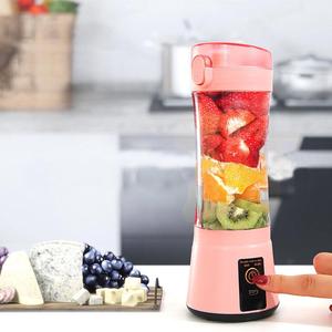 Licuadora Portátil Eléctrica Inalámbrica Recargable por USB con Cuchilla de Acero Inoxidable, <span class=keywords><strong>Mini</strong></span> Licuadora de Alimentos de 380 ml para Exteriores, Gran Venta 2025 - Product Image 3