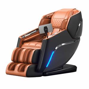 Fauteuil de massage intelligent SL à double rail, mécanisme 4D automatique pour la maison, capsule spatiale, fonction musicale à commande vocale - Product Image 1