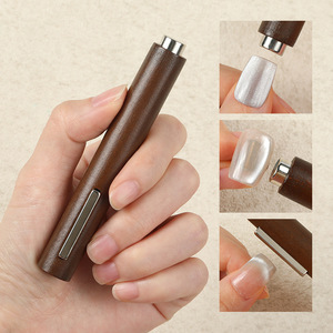 เครื่องมือทำเล็บแม่เหล็กแบบตาแมว 3 in 1 แท่งแม่เหล็กคริสตัล 3 มิติ หัวคู่ พลาสติกแม่เหล็ก สร้างลวดลายหิน สำหรับเจลทำเล็บ - Product Image 1
