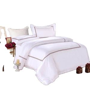 批发酒店双层棉在线购买安装床上用品四件套床单床床上用品四件套 - Product Image 2