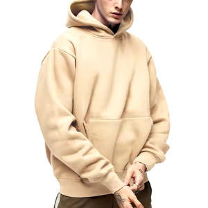 Sweat à capuche unisexe brodé 100% coton avec fermeture éclair Sweat-shirt lourd de haute qualité Logo personnalisé Poche en éponge française - Product Image 3