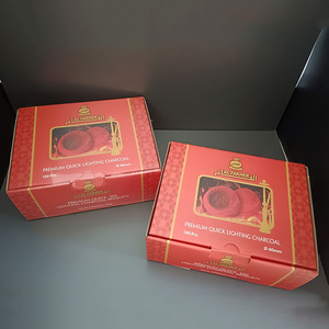 Carbón para Hookah Alpha de Alta Calidad de 40 mm, Proporciona una Larga Duración de Combustión, Calor Estable y <span class=keywords><strong>Humo</strong></span> Limpio - Product Image 4