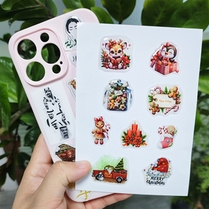 Pegatinas Personalizadas para Carcasas de Teléfono con Resina Epoxi en Relieve, A6 A5, Transparentes, Anti-amarilleamiento, Pegatinas 3D en Forma de Domo - Product Image 5