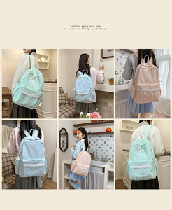 Bolso de Moda con Perlas, Estilo Japonés y Coreano, Doble Correa, Gran Capacidad, Elegante, Moderno, el Favorito de las Celebridades de Internet - Product Image 2