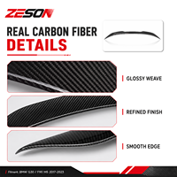 Aileron arrière en fibre de carbone sèche ZESON style PRO pour BMW Série 5 G30 M5 F90 540i 530i 2017-2023