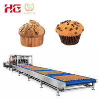 Ligne de production de pâte à cupcakes et à pain, mélangeur de chocolat entièrement automatique, fabrication de bonbons, multifonctionnel, haute capacité