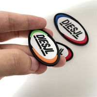 Patchs en PVC 3D à coller, patchs en caoutchouc personnalisés pour chemises