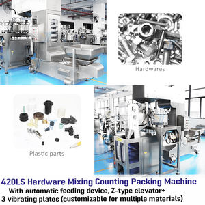 自動ネジナットボルトハードウェアワイヤー釘包装機カウント振動フィーダー付き - Product Image 2