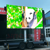 SINOSWAN SL50 P3.91 Remorque LED mobile Affichage LED mobile extérieur Étanche Remorque LED mobile pour panneau publicitaire de camion