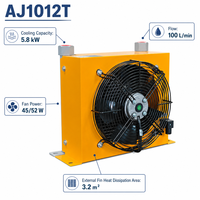 Échangeur de chaleur industriel AJ1012T 5,8 kW de capacité de refroidissement pour tracteurs, moissonneuses-batteuses et machines de pliage CNC
