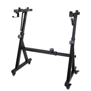 Support de <span class=keywords><strong>clavier</strong></span> de piano robuste portable Roues universelles réglables numériques en forme de Z pour instruments de musique à 54 touches et 88 touches - Product Image 5