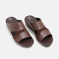 Sandales traditionnelles arabes pour hommes SHIKOL, en cuir de veau véritable de qualité supérieure, fabriquées à la main, boutique sur mesure du Golfe et du Moyen-Orient